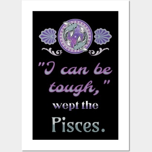 Ironic astrological quotes: Pisces Posters and Art